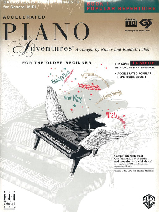Accelerated Piano Adventures Popular Repertoire MIDI-Book 1
