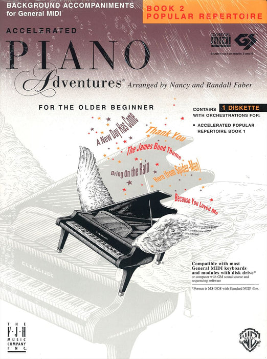 Accelerated Piano Adventures Popular Repertoire MIDI-Book 2