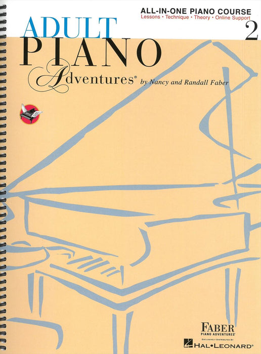 Adult Piano Adventures "All-In-One" Lesson Book 2