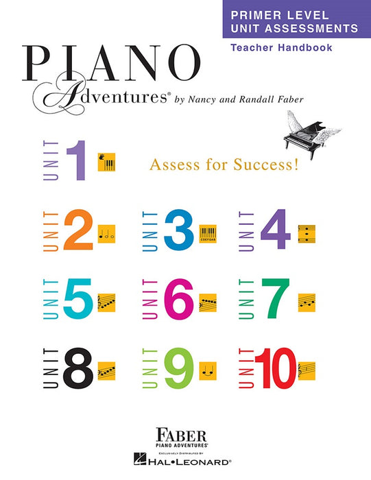 [英語版]Piano Adventures Primer Level Unit Assessments Teacher Handbook