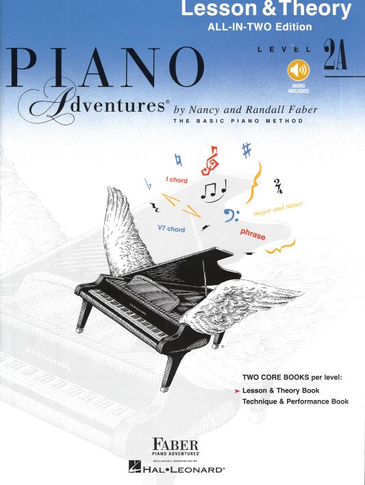 Piano　Crescendo　Level　ピアノ・アドベンチャー　2A　レッスン＆セオリー　—　楽譜専門店　レベル　2A(オーディオ版)　All-in-Two　英語版]　[英語版]ピアノ・アドヴェンチャーズ　Edition(Audio)　Adventure　Lesson＆Theory　alle