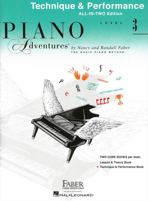 [英語版]Piano Adventure Technique＆Performance Level 3 All-in-Two Edition
