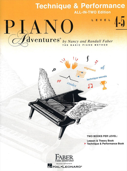 [英語版]Piano Adventure Technique＆Performance Level 4-5 All-in-Two