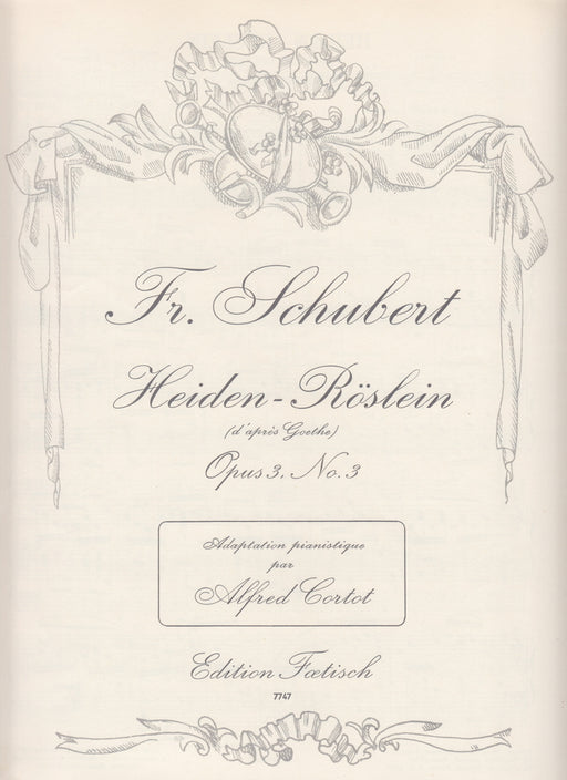 Heiden Roslein Op.3-3