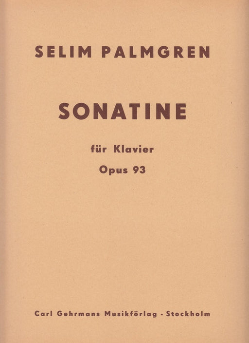 Sonatine  Op.93
