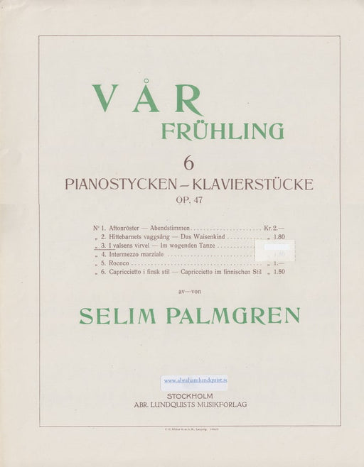 I valsens virvlar -Im wogenden Tanze Op.47-3