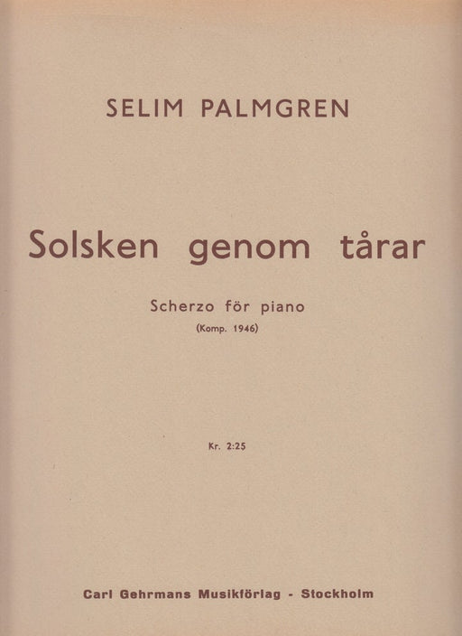 Solsken genom tartar -Scherzo for piano