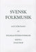 Svensk Folkmusik Hafte 1