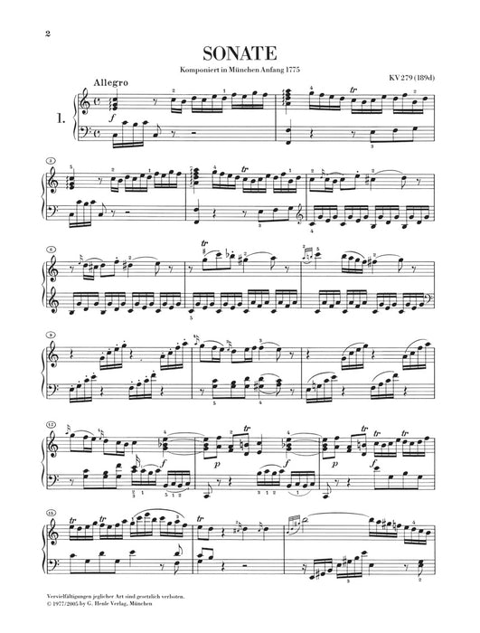 Klaviersonaten Band 1