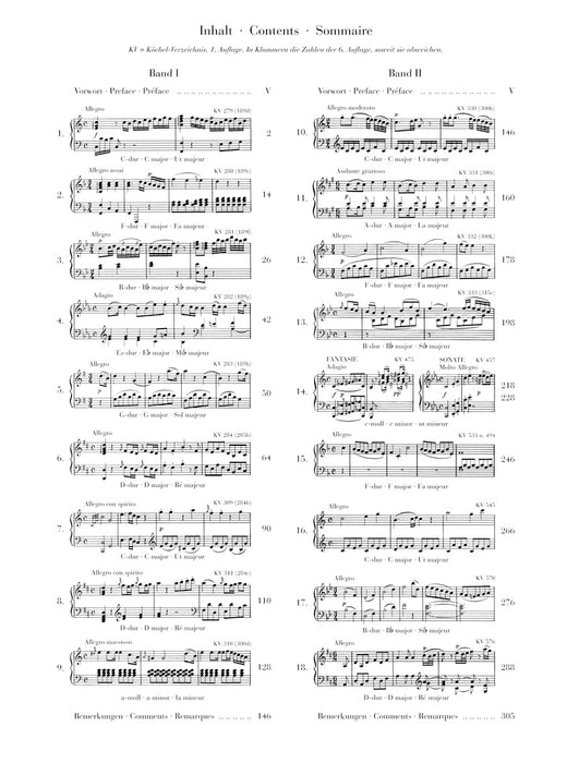 Klaviersonaten Band 2 - ピアノソナタ集 第2巻 - モーツァルト — 楽譜 
