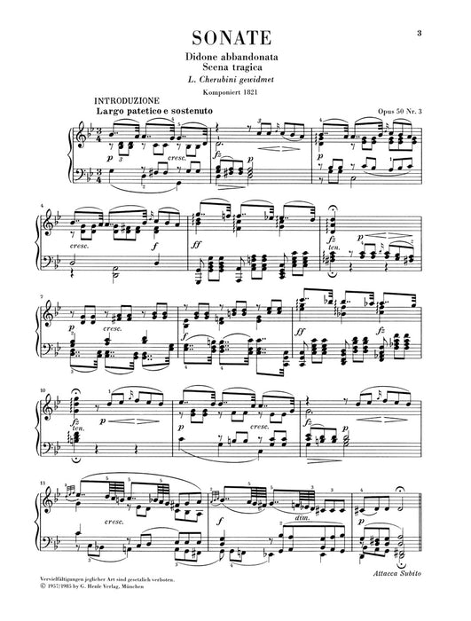 Klaviersonate "Didone abbandonata" Op.50,3