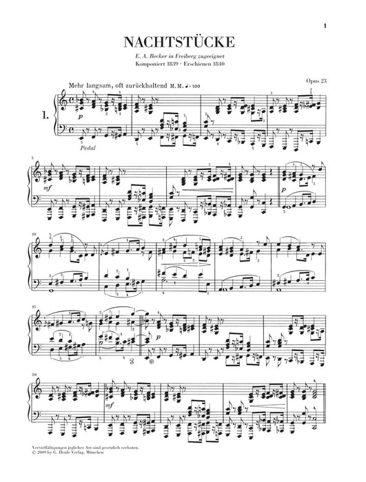 Nachtstucke Op.23