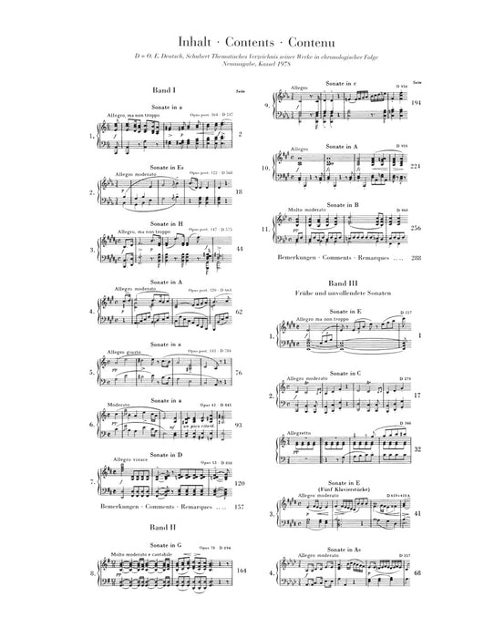 Klaviersonaten Band 1 - ピアノソナタ集 第1巻 - シューベルト — 楽譜