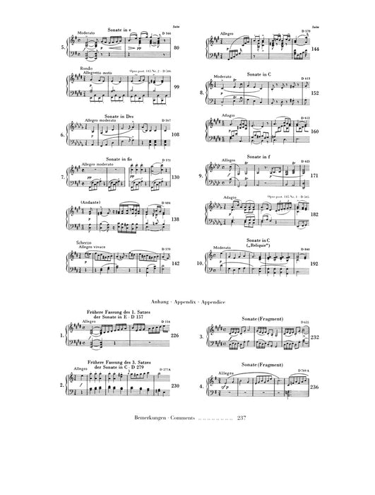 Klaviersonaten Band ピアノソナタ集 第3巻 シューベルト — 楽譜専門店 Crescendo alle