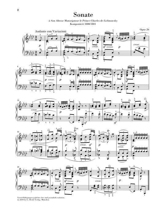 Piano Sonata No.12 As-dur Op.26 [Trauermarsch]