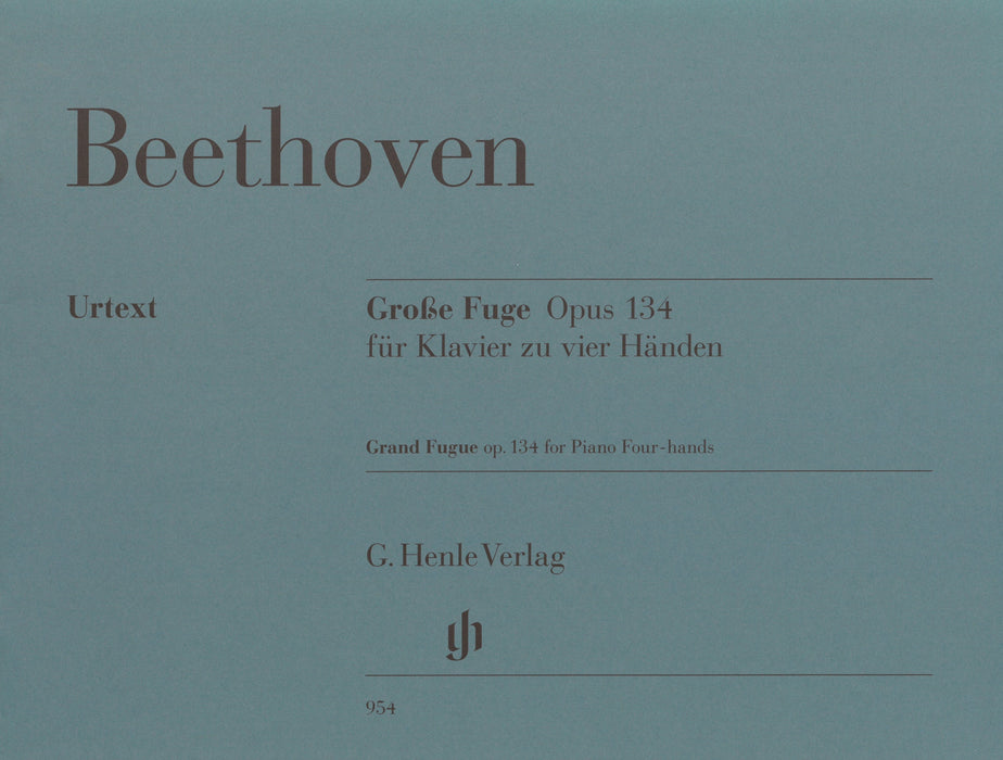 Grose Fuge fur Klavier zu vier Handen Op.134(1P4H)