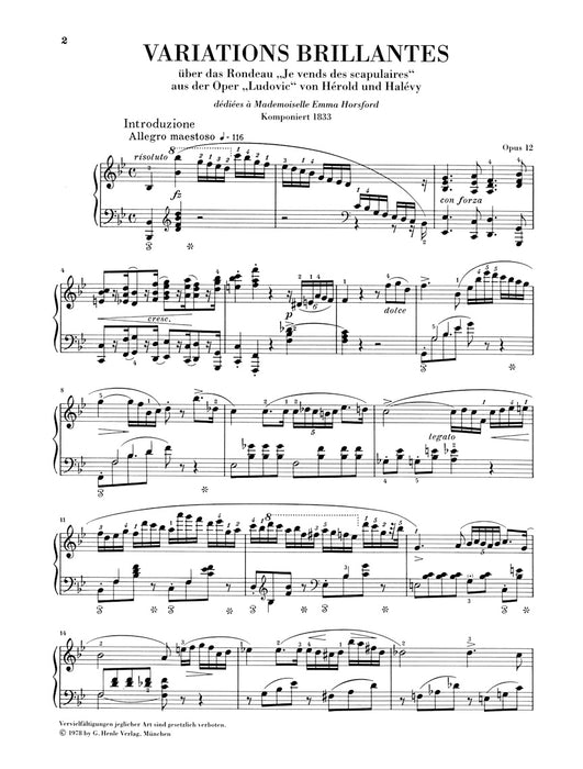 Klavierstucke - ピアノ小品集 - ショパン — 楽譜専門店 Crescendo alle