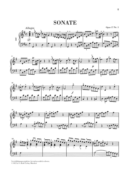 Klaviersonaten 2 Op.17
