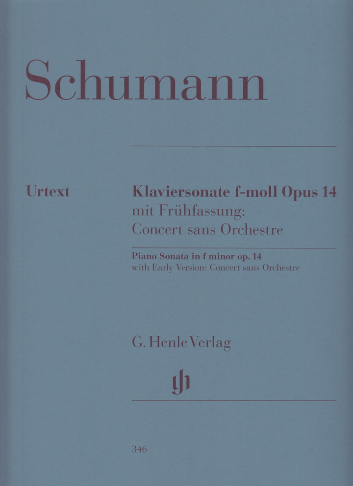 Klaviersonate in f-moll Op.14 mit Fruhfassung: Concert sans 
