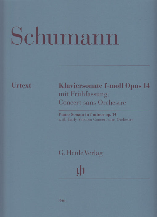 Klaviersonate in f-moll Op.14 mit Fruhfassung: Concert sans Orchestre