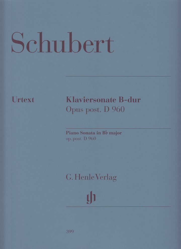 Klaviersonate D960 B-dur - ピアノソナタ D960 変ロ長調
