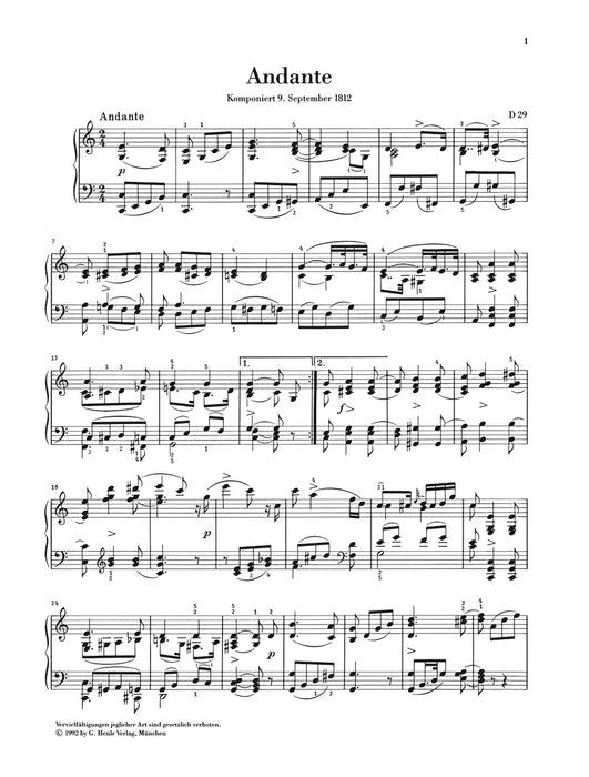 Klavierstucke - Klaviervariationen
