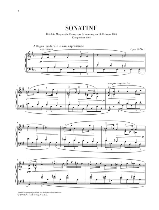 Sonatinen Op.89
