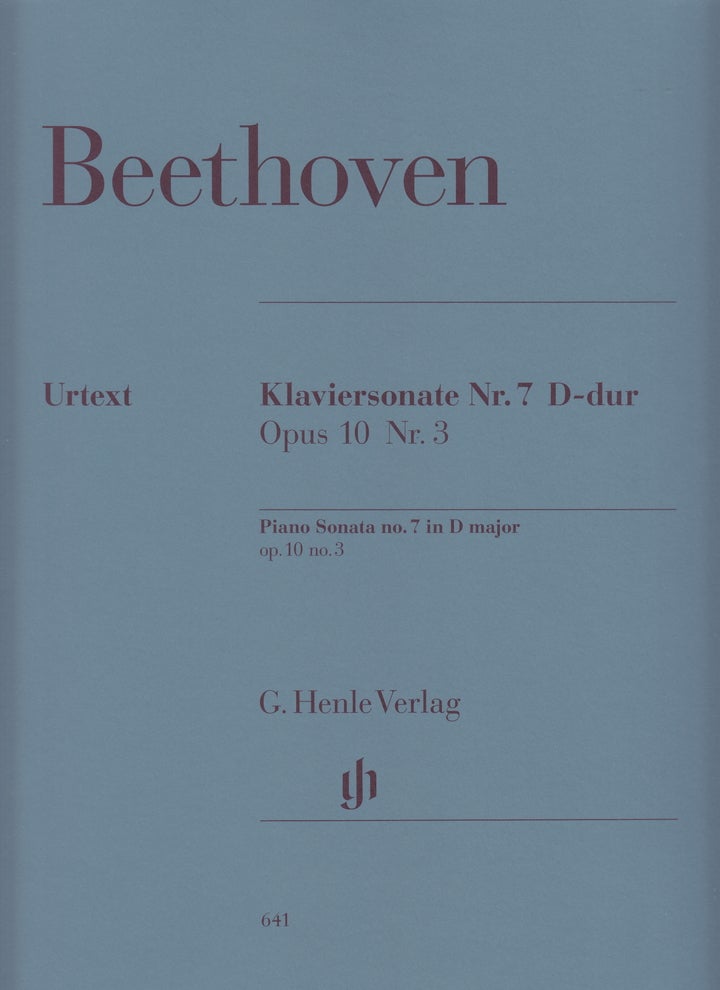 Piano Sonata No.7 D-dur Op.10-3 ピアノソナタ 第7番 ニ長調 作品10の3 ベートーヴェン — 楽譜専門店  Crescendo alle