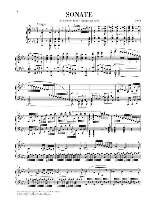 Klaviersonate D958 c-moll