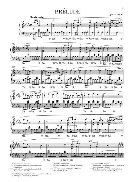 Prelude Des-dur Op.28 Nr.15 (Regentropfen)