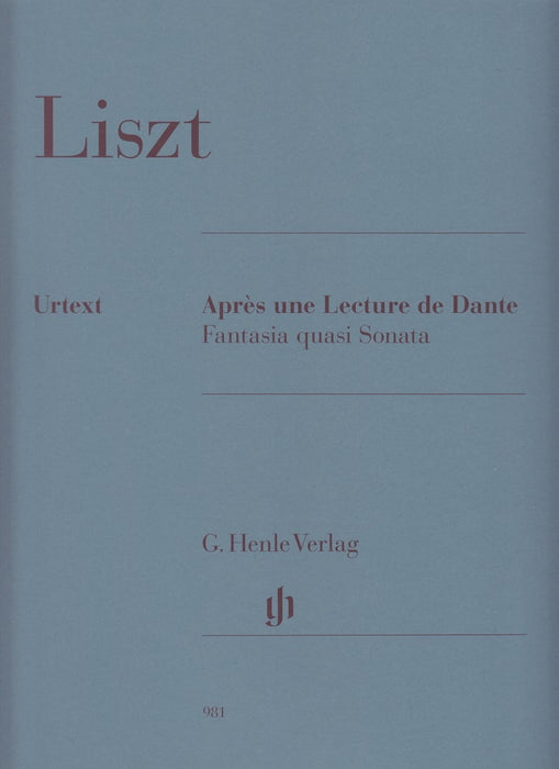 Apres une Lecture de Dante -Fantasia quasi Sonata