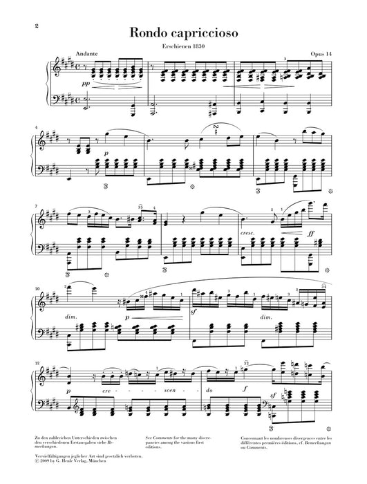 Rondo Capriccioso Op.14
