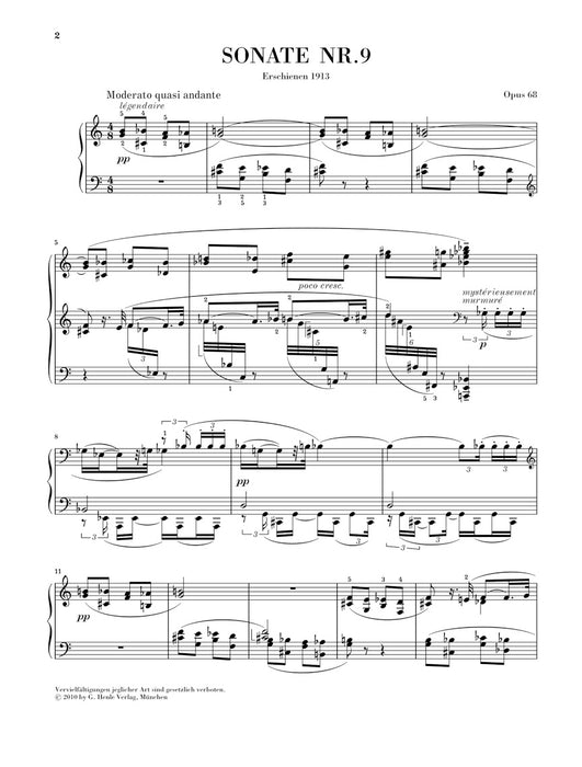Piano Sonata no.9 op.68