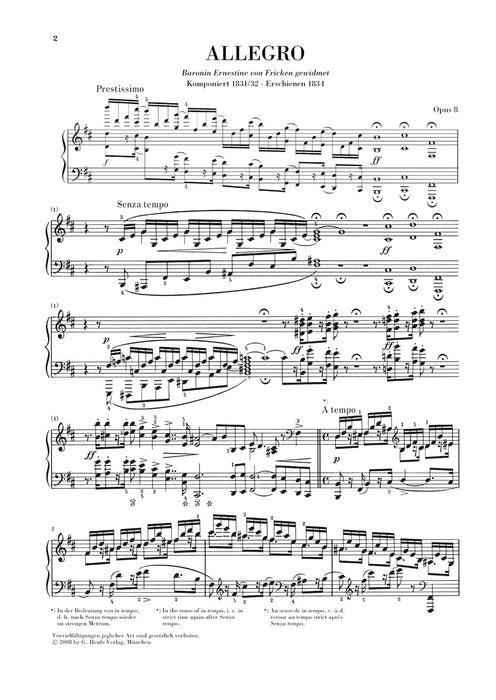 Piano Works 2 [*Pocket Score]