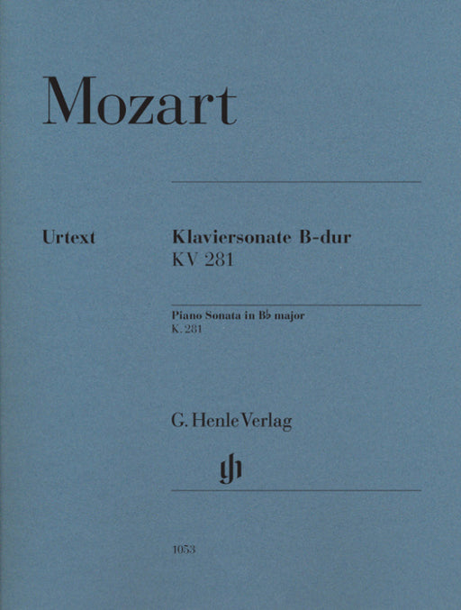 Piano Sonata B flat major KV281 (189f)