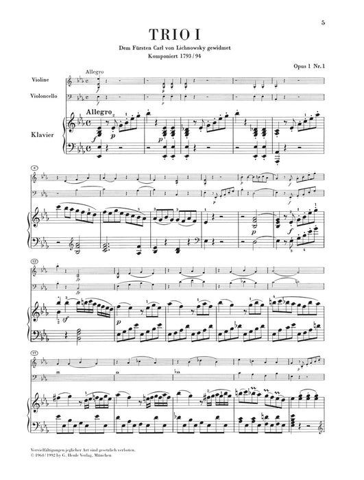 Piano Trios Vol.I