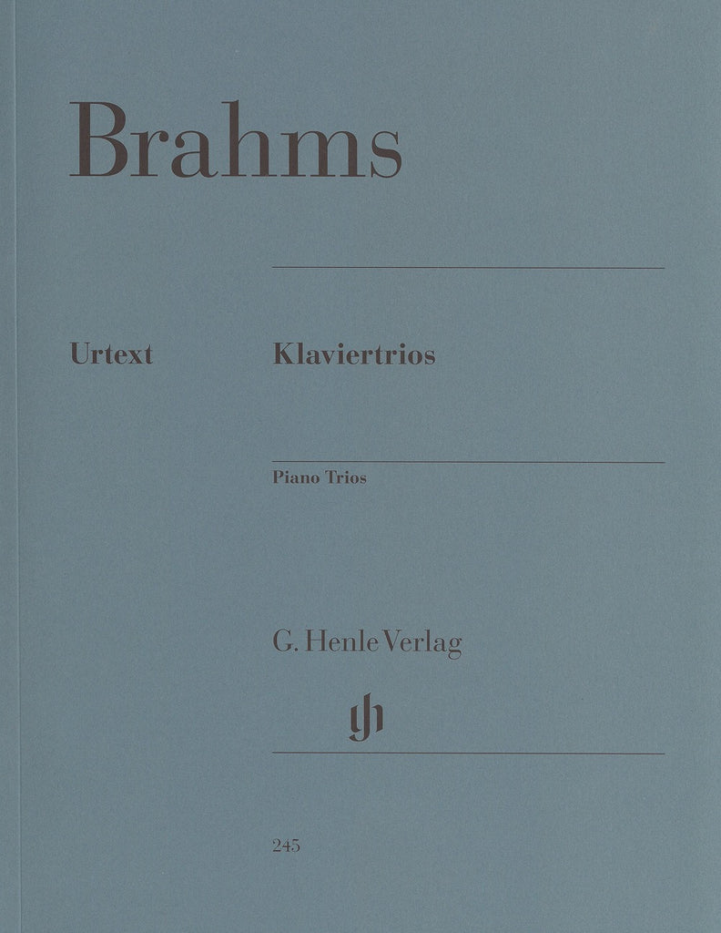 Piano Trios - ピアノ三重奏曲集 - ブラームス — 楽譜専門店 Crescendo