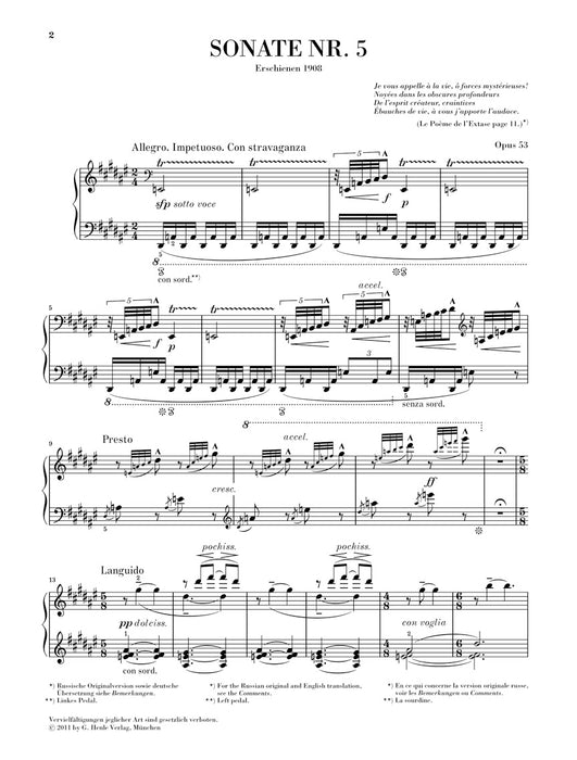 Klaviersonate Nr.5 Op.53