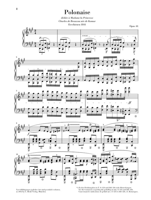 Polonaise fis-moll Op.44