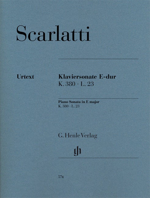 Piano Sonata in E major K.380/ L.23