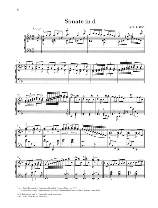 Piano Sonata in d minor K.9/ L.413