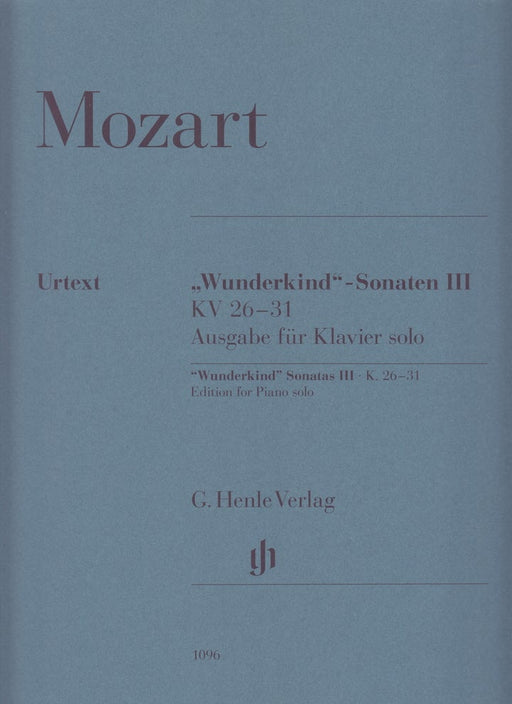 "Wunderkind" Sonatas III K.26-31