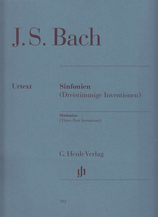 Sinfonien BWV787-801 (Dreistimmige Inventionen)【新校訂版】