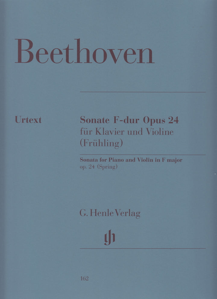 Violin Sonata F major op.24 (Spring) - ヴァイオリンソナタ ヘ長調 作品24「春」 - ベートーヴェン — 楽譜専門店  Crescendo alle