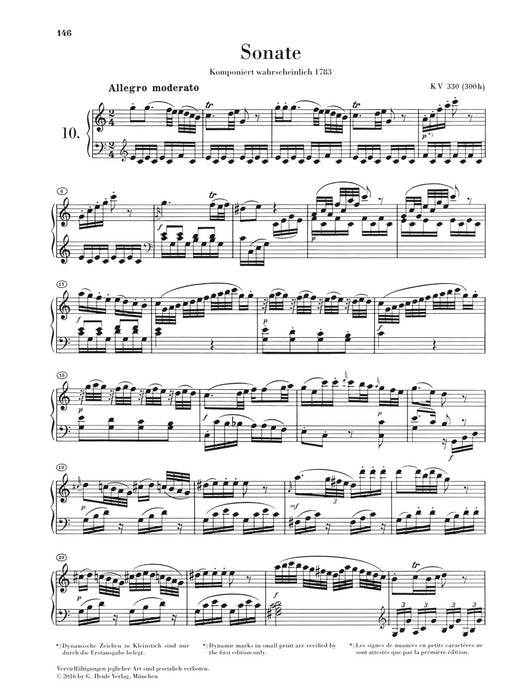 Klaviersonaten, Band 2(without fingering)