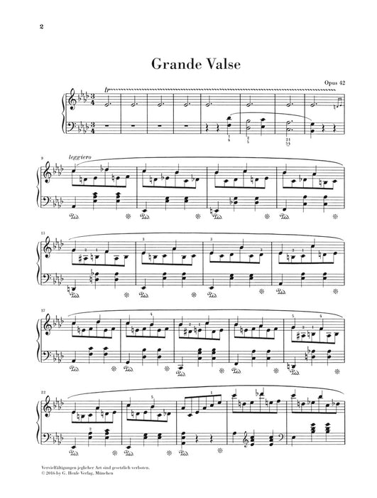 Grande Valse As-dur Op.42