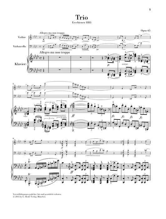 Klaviertrio Nr. 3 f-moll op.65