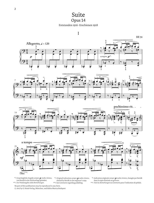 Suite Op.14