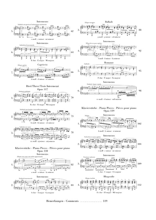 Klavierstucke [*Pocket Score]