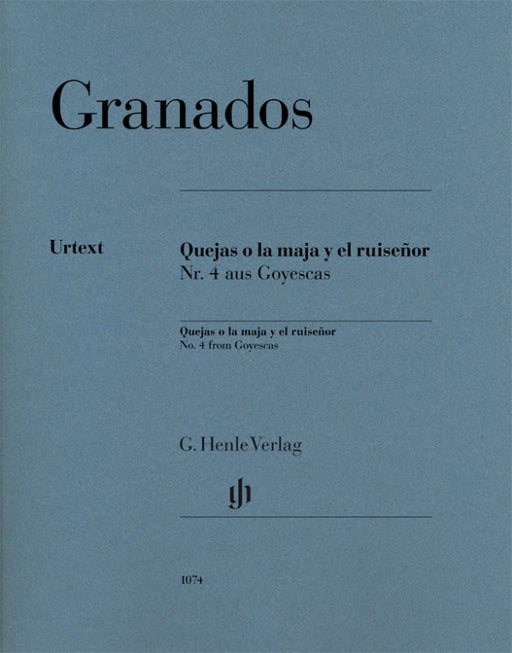 Quejas o la maja y el ruisenor, Nr.4 aus Goyescas
